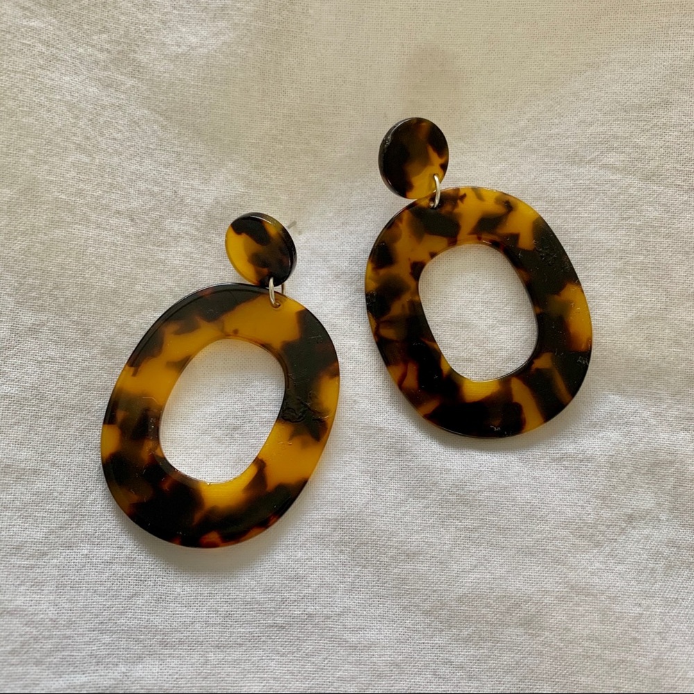 Free People Lucy Resin Hoop Earrings